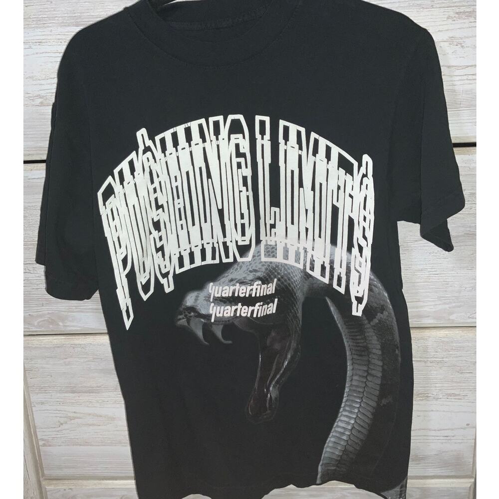 Shop Quarter Pushing Limits Finals Kobe Bryant Black T-Shirt - Small